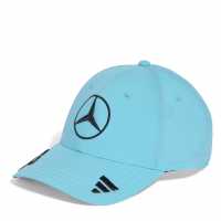 Adidas Mercedes Amg Petronas George Russell Cap Adults Самба синьо Шапки с козирка