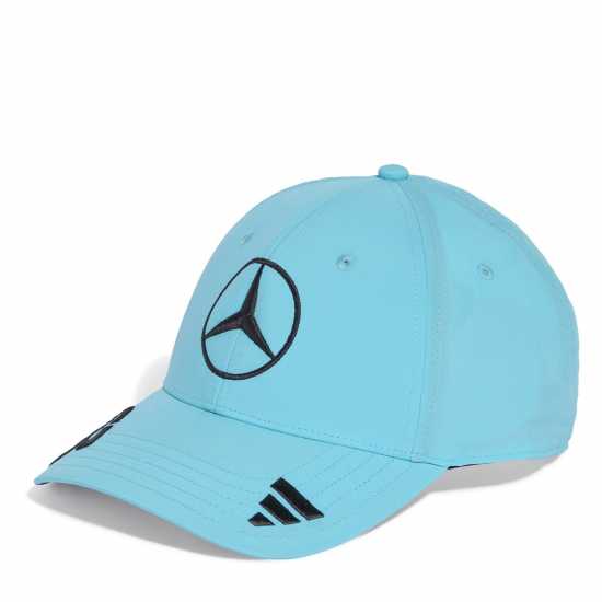 Adidas Mercedes Amg Petronas George Russell Cap Adults Самба синьо Шапки с козирка