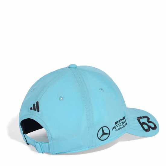 Adidas Mercedes Amg Petronas George Russell Cap Adults Самба синьо Шапки с козирка