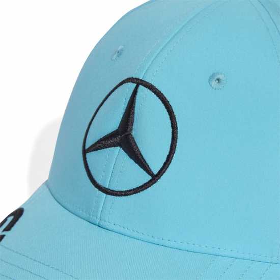 Adidas Mercedes Amg Petronas George Russell Cap Adults Самба синьо Шапки с козирка