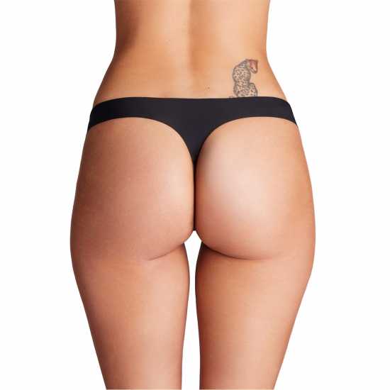 Under Armour Womens No Show Thong Черно 