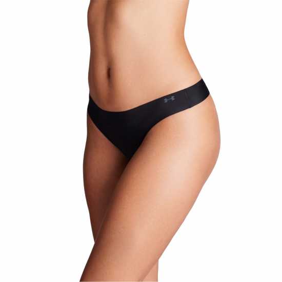 Under Armour Womens No Show Thong Черно 