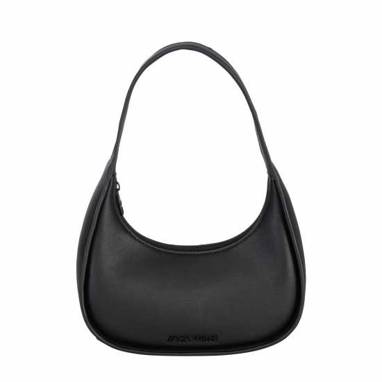 Чанта За Рамо Jack Wills Wide Strap Shoulder Bag Black Чанта За Рамо Jack Wills Wide Strap Shoulder Bag Black