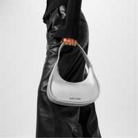 Чанта За Рамо Jack Wills Wide Strap Shoulder Bag Silver 