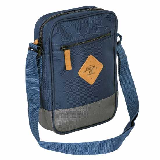 Soulcal Чантичка С Презрамка Mini Gadget Bag Navy/Grey - Чанти през рамо