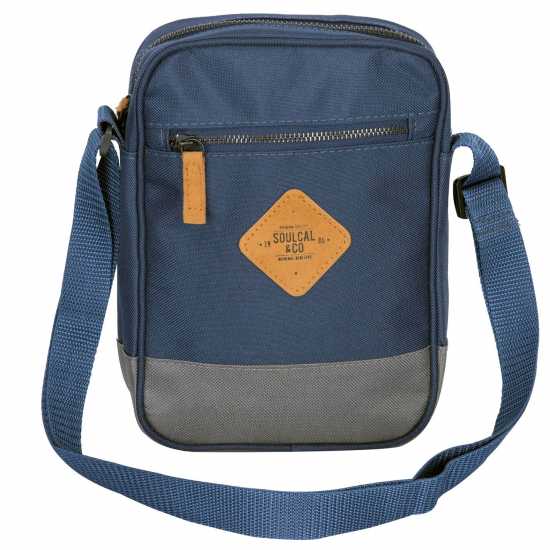 Soulcal Чантичка С Презрамка Mini Gadget Bag Navy/Grey Чанти през рамо