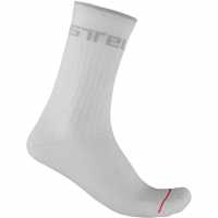 Castelli Distanza Socks Бяло Мъжки чорапи