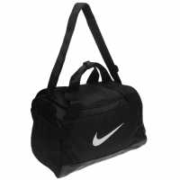 Sale Nike Brasilia Xs Training Duffel Bag (Extra Small) Black/White Сакове за фитнес