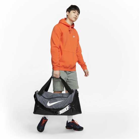 Nike Brasilia Medium Holdall Сиво Сакове