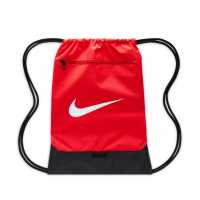 Nike Чанта За Спорт Brasilia Gym Sack UNIVERSITY RED/BLACK Дамски чанти