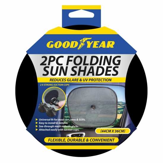 Goodyear 2 Piece Folding Sun Shade  