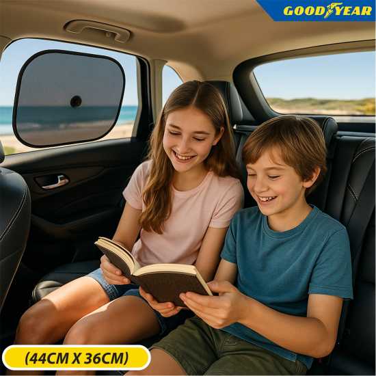 Goodyear 2 Piece Folding Sun Shade  