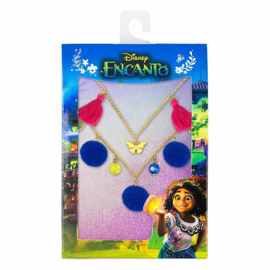 Disney Колие С Текстилна Висулка Encanto Multicoloured Double Layered Pom Pom And Tassel Necklace  Подаръци и играчки