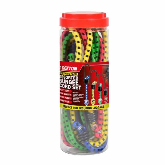 Dekton 8 Piece Bungee Cord Set  