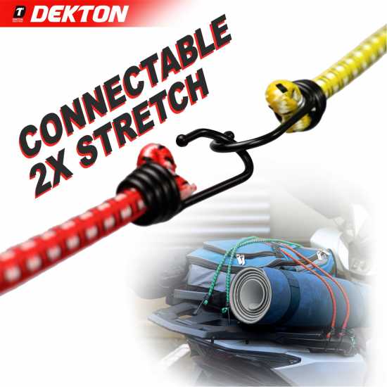 Dekton 8 Piece Bungee Cord Set  