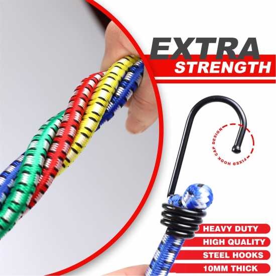 Dekton 8 Piece Bungee Cord Set  