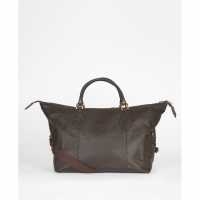 Barbour Leather Medium Travel Explorer Bag  