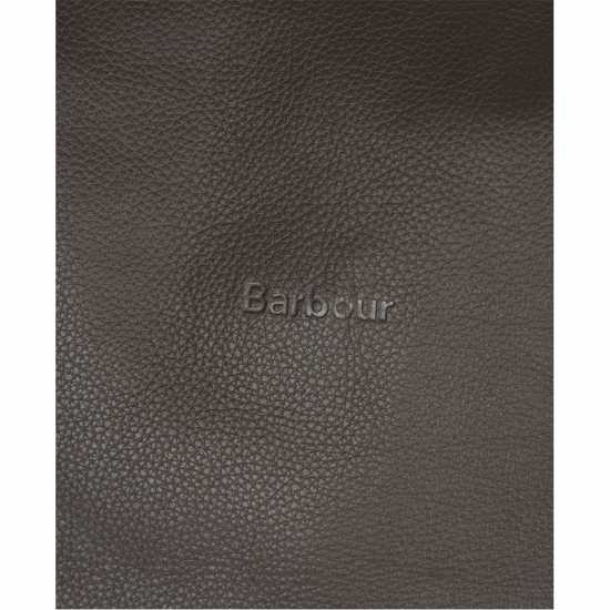 Barbour Leather Medium Travel Explorer Bag  