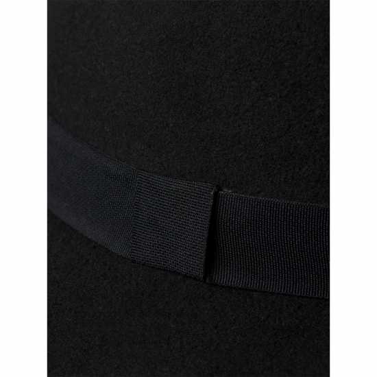 Мъжка Шапка Jack And Jones Fedora Hat Mens Черно Шапки с козирка