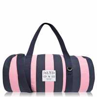 Jack Wills Leyland Gym Bag Pink Navy Strip Сакове