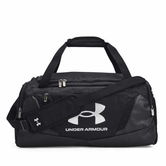 Under Armour Сак Undeniable 5.0 Small Duffle Bag Черно/сребро Дамски чанти