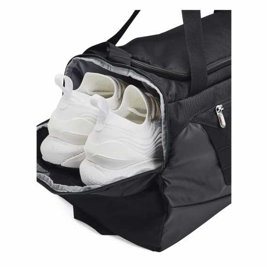 Under Armour Сак Undeniable 5.0 Small Duffle Bag Черно/сребро Дамски чанти