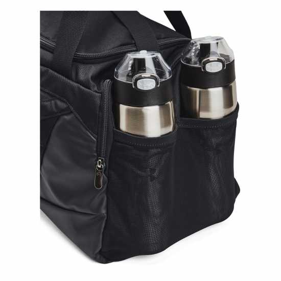 Under Armour Сак Undeniable 5.0 Small Duffle Bag Черно/сребро Дамски чанти