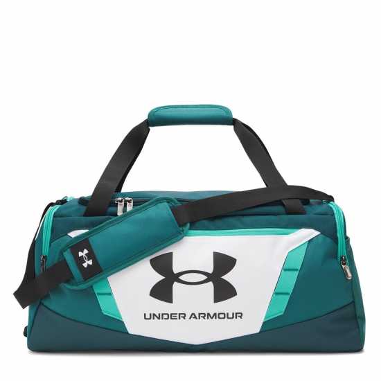 Under Armour Сак Undeniable 5.0 Small Duffle Bag White/Grn/Black Under Armour Сак Undeniable 5.0 Small Duffle Bag White/Grn/Black
