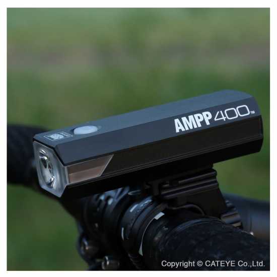 Cateye Комплект Велосипедни Светлини Ampp 400/ Vis 150 Bike Light Set  Колоездачни аксесоари