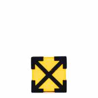 Off White Men's Arrow Protective Wireless Headphone Case Жълто/Черно Off White Men's Arrow Protective Wireless Headphone Case Жълто/Черно