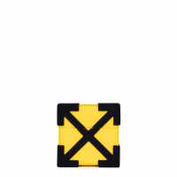 Off White Men's Arrow Protective Wireless Headphone Case Жълто/Черно Off White Men's Arrow Protective Wireless Headphone Case Жълто/Черно