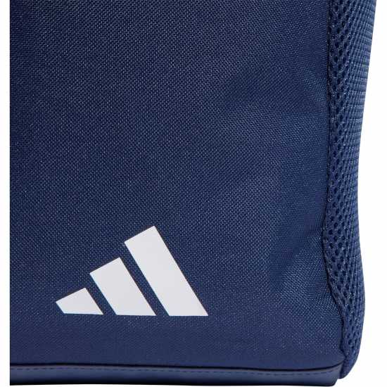 Чанти за футболни бутонки Adidas Tiro Shoe Bag Морско синьо/бяло Adidas Tiro Shoe Bag Морско синьо/бяло Чанти за футболни бутонки