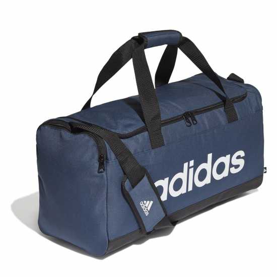 Дамски чанти Adidas Сак Essentials Linear Duffle Bag Medium Кралско морско/бяло Adidas Сак Essentials Linear Duffle Bag Medium Кралско морско/бяло Дамски чанти