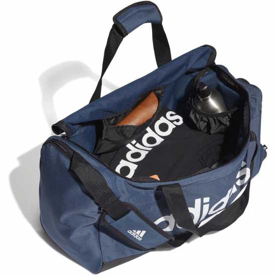 Дамски чанти Adidas Сак Essentials Linear Duffle Bag Medium Кралско морско/бяло Adidas Сак Essentials Linear Duffle Bag Medium Кралско морско/бяло Дамски чанти