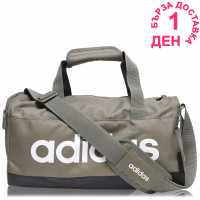 Adidas Essentials Linear Duffel Bag Xs Green/White Дамски чанти