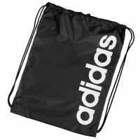 Adidas Чанта За Спорт Essentials Linear Core Gym Sack Black/White Дамски чанти