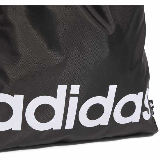 Adidas Чанта За Спорт Essentials Linear Gym Sack Черно/Бяло Дамски чанти