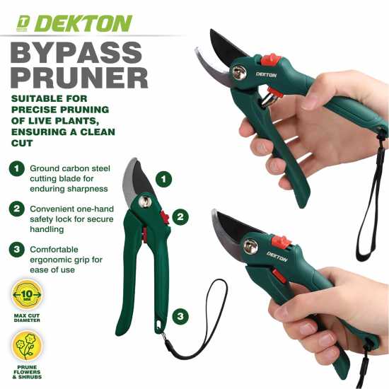 Dekton Bypass Garden Pruners  