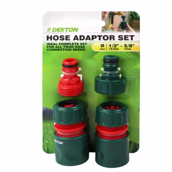 Dekton 4 Piece Hose Adaptor Set  
