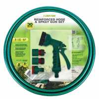 30 Metre Reinforced Hose & Spray Gun Set  