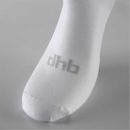 Мъжки чорапи Dhb Summer Lite Aeron Tall Sock Бяло/Сиво Dhb Summer Lite Aeron Tall Sock Бяло/Сиво Мъжки чорапи