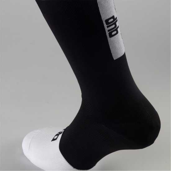 Dhb Summer Lite Aeron Tall Sock Черно/Бяло Мъжки чорапи