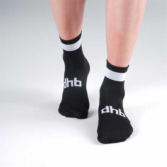 Мъжки чорапи Dhb Essential Summer Cycling Socks Черно/Бяло Dhb Essential Summer Cycling Socks Черно/Бяло Мъжки чорапи