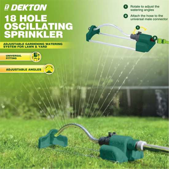 18 Hole Oscillating Garden Sprinkler  