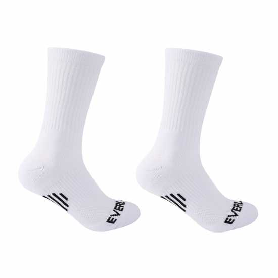 Everlast Basketball Crew Socks Бяло 