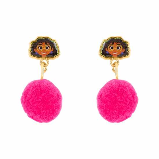 Disney Encanto Pink Pom Pom Dangle Earrings  Подаръци и играчки