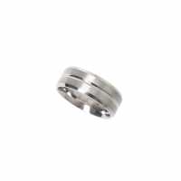 Fabric Stainless Steel Ring Родиум 