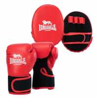 Lonsdale Boxing Glove And Pad Set Junior  Комплекти боксови круши и ръкавици