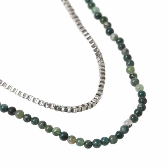 Бижутерия Fabric Bead Mixed Necklace Fabric Bead Mixed Necklace Бижутерия