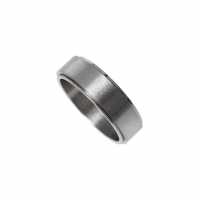Fabric Stainless Steel Spinner Ring Родиум 
